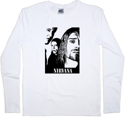 Nirvana - Men's Longsleeve Shirt - Nirvana 9 - Mfest