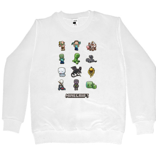 Minecraft - Women's Premium Sweatshirt - Minecraft Art 2 - Mfest