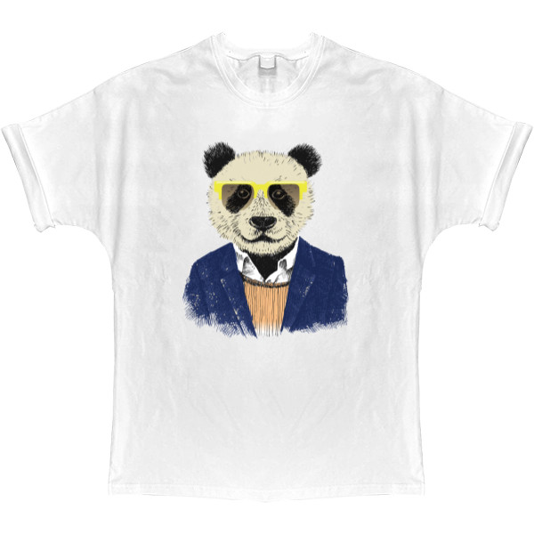 Panda in a suit