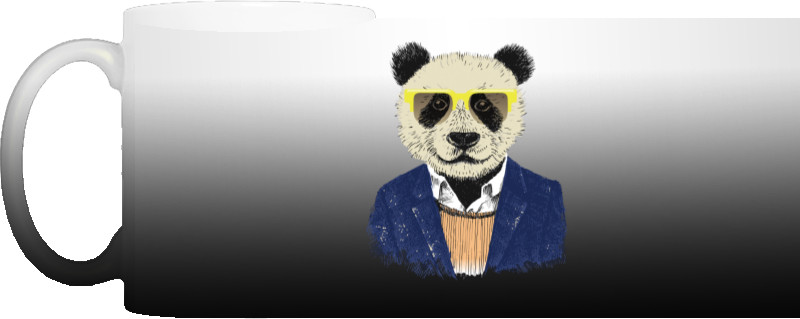 Panda in a suit