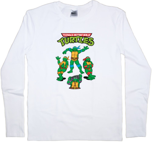Черепашки ниндзя - Men's Longsleeve Shirt - Teenage Mutant Ninja Turtles - Mfest