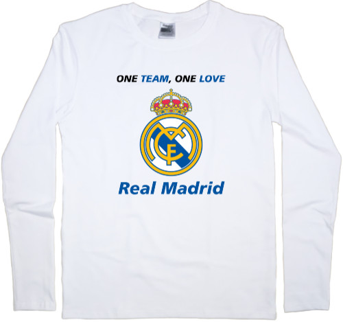 Футбол - Футболка з Довгим Рукавом Чоловіча - Real Madrid - Mfest