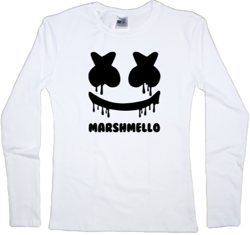 Marshmello - Футболка з Довгим Рукавом Жіноча - Marshmello 5 - Mfest