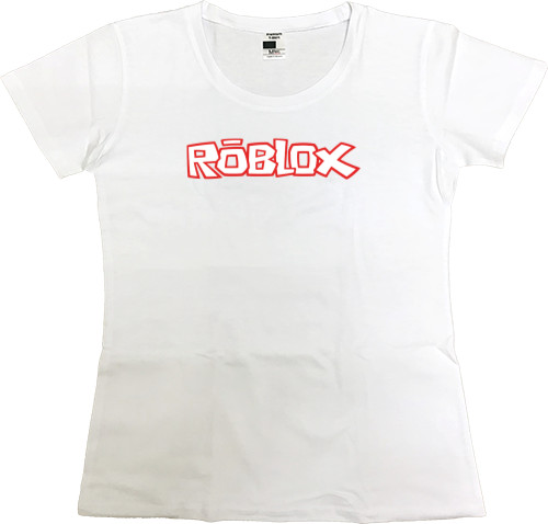 Roblox - Футболка Преміум Жіноча - Roblox [1] - Mfest