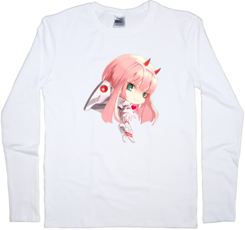 Darling in the Franxx - Men's Longsleeve Shirt - CUTE IN THE FRANX (4) - Mfest