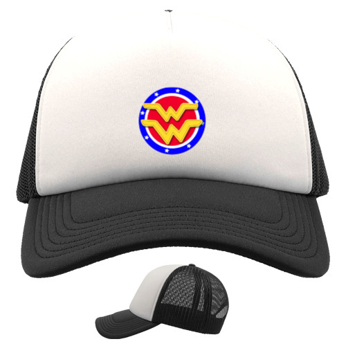 Wonder Woman - Кепка Тракер Дитяча - Wonder Woman лого 2 - Mfest