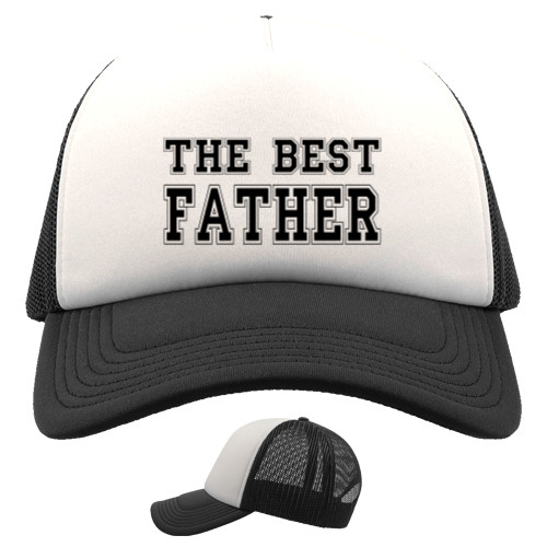Папа - Кепка Тракер Детская - The best father 3 - Mfest