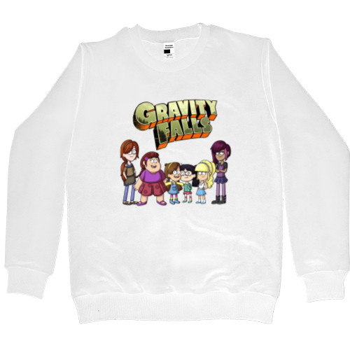 Gravity Falls - Світшот Преміум Чоловічий - Gravity Falls Girls - Mfest