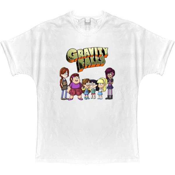 Gravity Falls - T-shirt Oversize - Gravity Falls Girls - Mfest