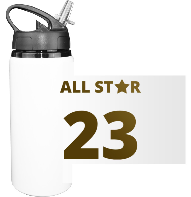 Имя и Номер - Sport Water Bottle - All Star - Mfest