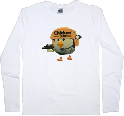 Chicken Gun - Men's Longsleeve Shirt - chicken gun - Mfest