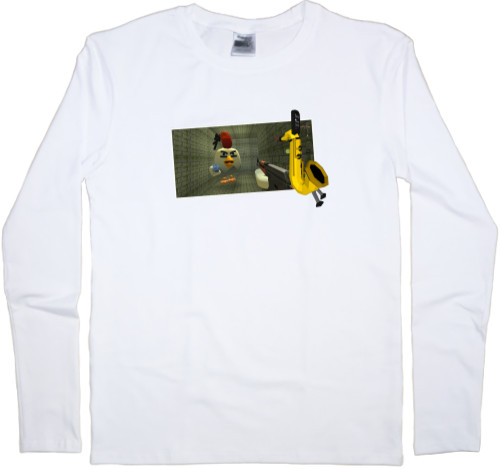 Chicken Gun - Men's Longsleeve Shirt - Chicken Gun 6 - Mfest