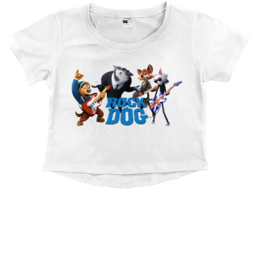 Rock Dog / Рок Дог - Kids' Premium Cropped T-Shirt - Rock Dog - Mfest