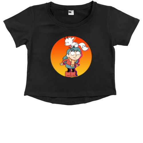 Хильда - Kids' Premium Cropped T-Shirt - hilda - Mfest