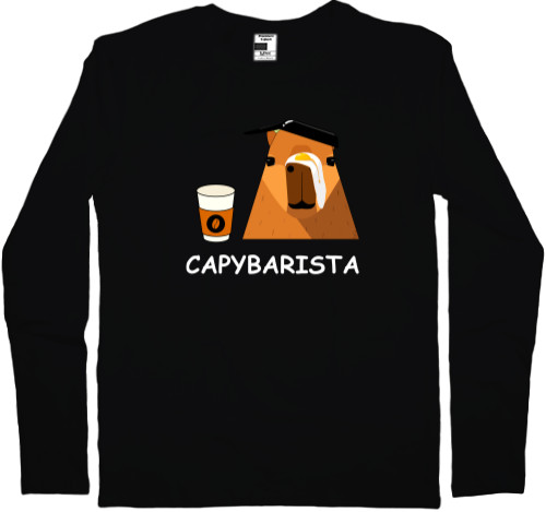Capybara - Men's Longsleeve Shirt - Capybarista - Mfest