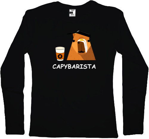 Капібара  - Футболка з Довгим Рукавом Жіноча - Capybarista - Mfest