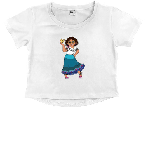 Энканто / Encanto - Kids' Premium Cropped T-Shirt - Mirabel Madrigal - Mfest