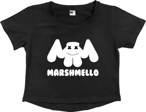 Marshmello - Кроп - топ Преміум Жіночий - Маршмеллоу 25 - Mfest