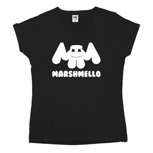 Marshmello - Футболка Класика Жіноча Fruit of the loom - Маршмеллоу 25 - Mfest