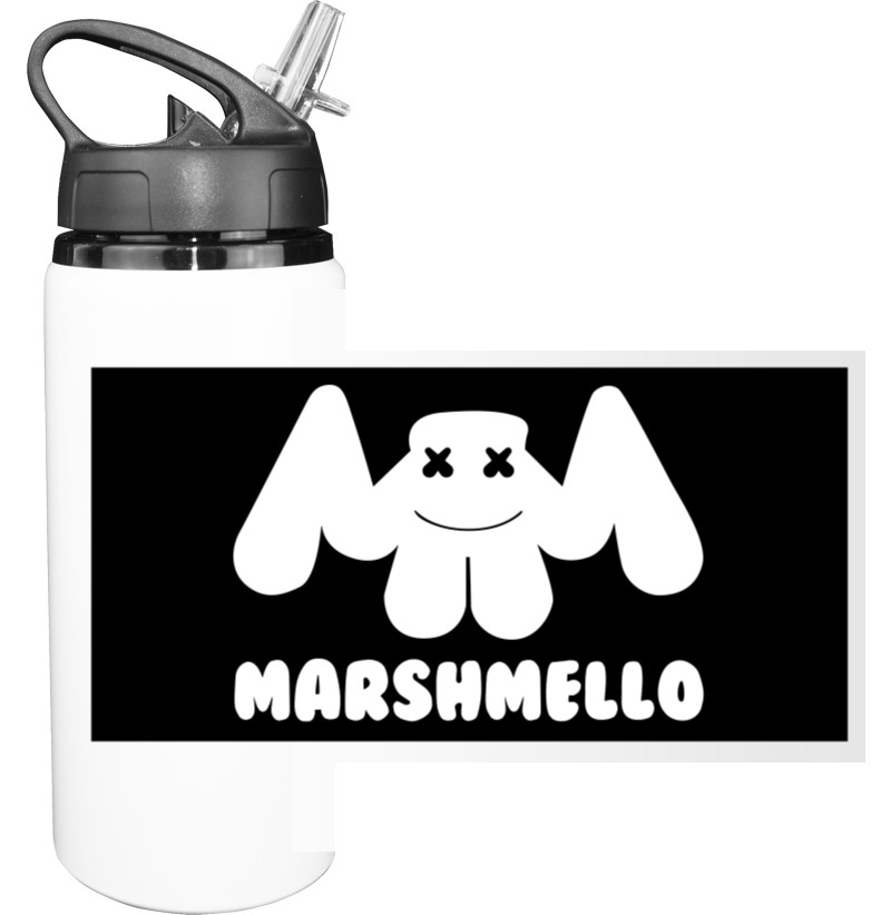 Marshmello - Пляшка для води - Маршмеллоу 25 - Mfest