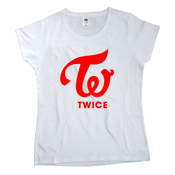 Twice - Women's T-shirt Fruit of the loom - Twice 1 - Mfest