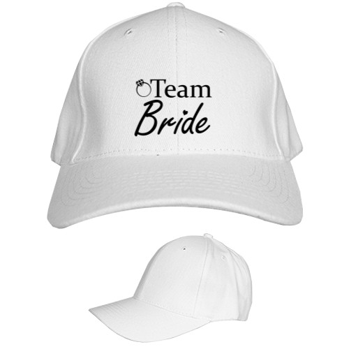 Свадьба - Кепка 6-панельная Детская - Team bride - Mfest