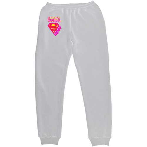 Парные - Men's Sweatpants - super girl - Mfest