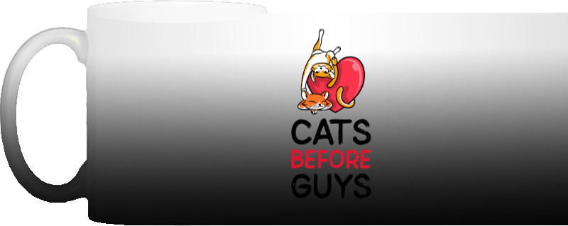 CATS BEFORE GUYS