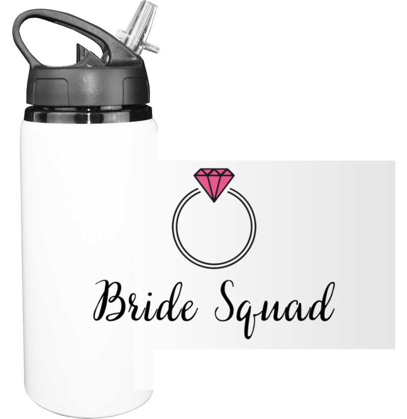 Свадьба - Бутылка для воды - Bride Squad - Mfest