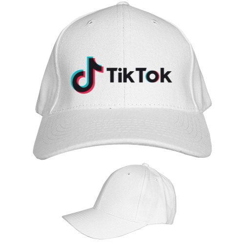 TikTok - Кепка 6-панельная Детская - TikTok3 - Mfest