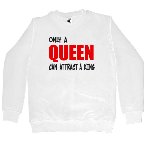 Парные - Women's Premium Sweatshirt - Only a queen - Mfest