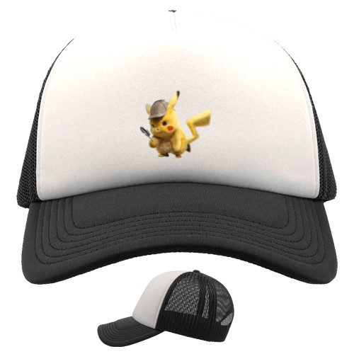 pikachu with a magnifying glass