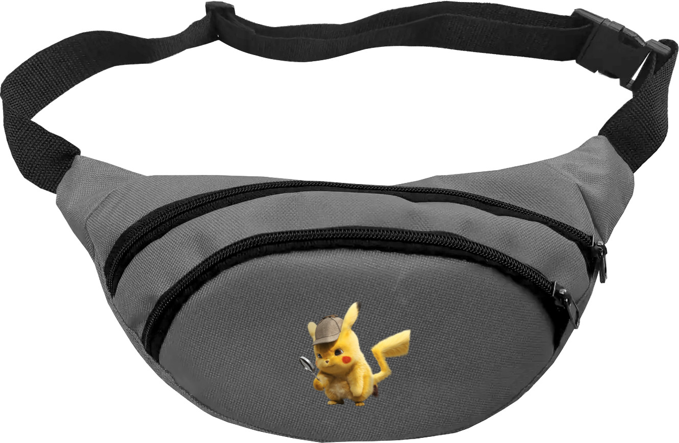 Покемон | Pokémon (ANIME) - Fanny Pack - pikachu with a magnifying glass - Mfest