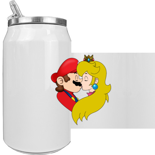 Mario - Aluminum Can - Mario and the princess at the kiss - Mfest