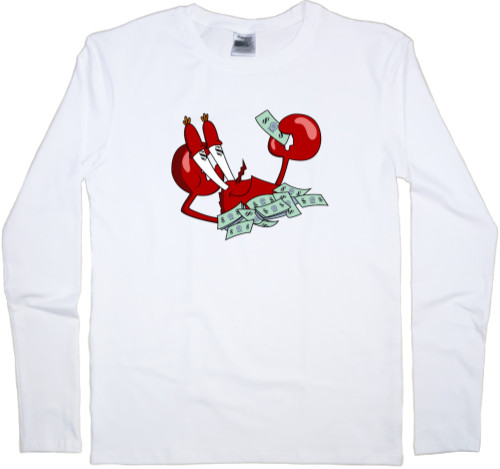 Губка Боб - Men's Longsleeve Shirt - Mr. Krabs love pennies - Mfest