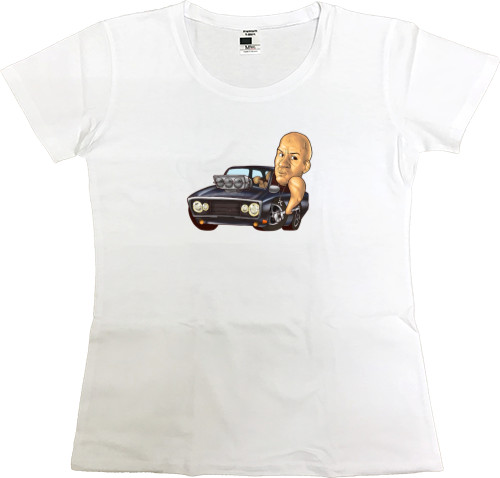Vin Diesel by car
