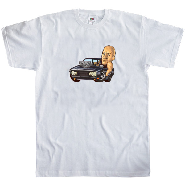 Vin Diesel by car