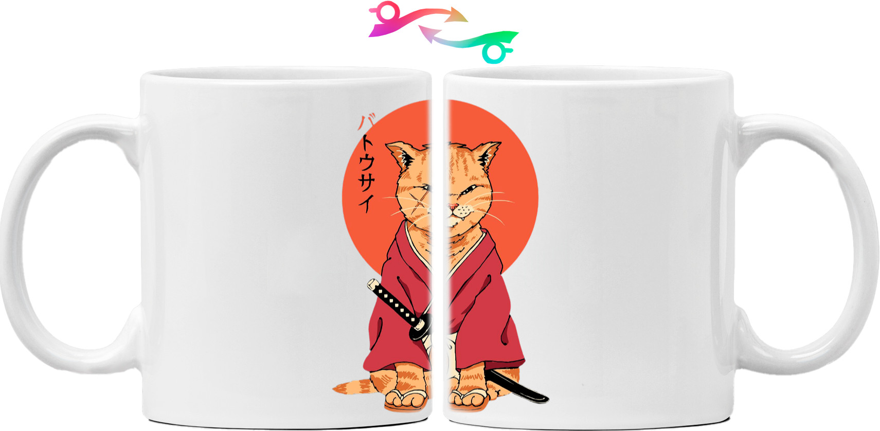 Коты и Кошки - Mug - Kit samurai - Mfest