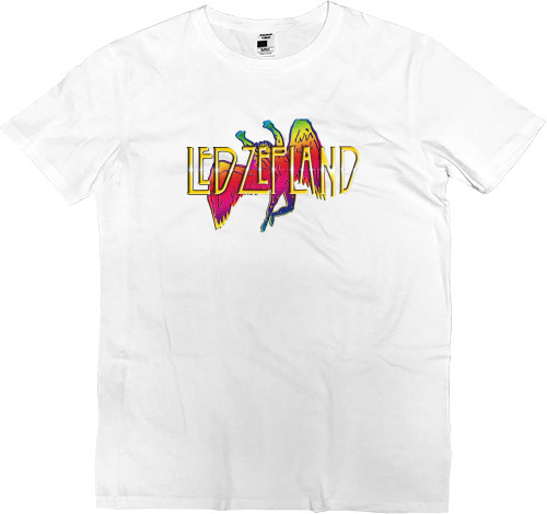 Led Zeppelin - Men’s Premium T-Shirt - Led Zeppelin принт 5 - Mfest
