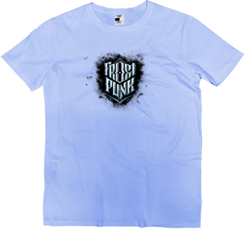 FrostPunk - Men’s Premium T-Shirt - Frostpunk Лого - Mfest