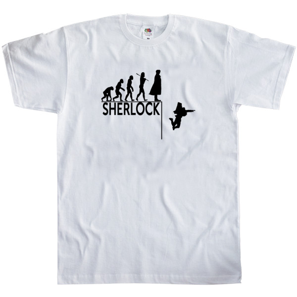 Sherlock - Men's T-Shirt Fruit of the loom - Sherlock Holmes 6 - Mfest