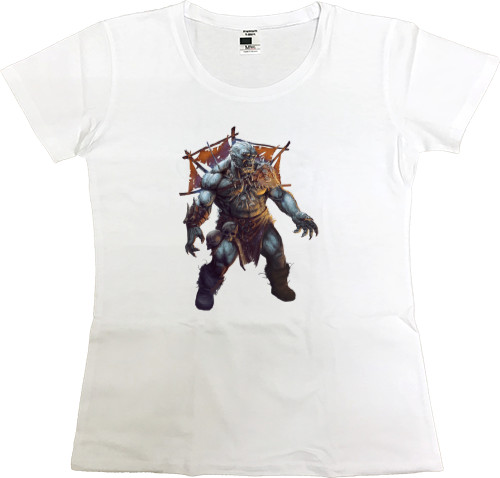 Warcraft - Women's Premium T-Shirt - Орк - Mfest