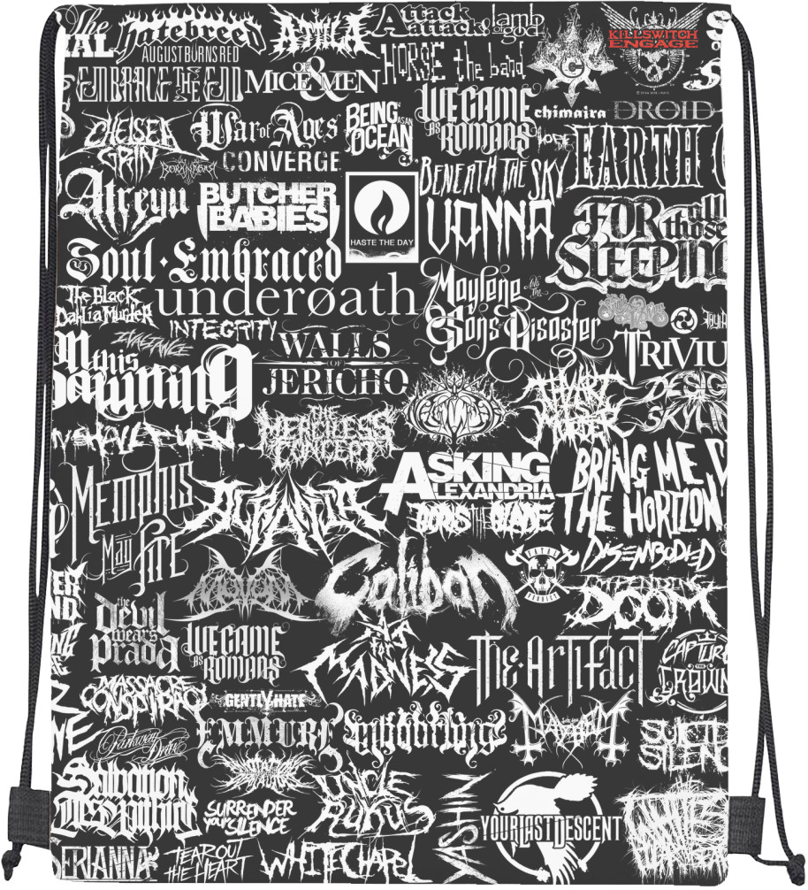 Rock - Drawstring Bag - metal groups - Mfest