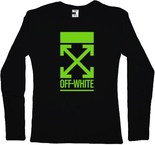Off-White - Women's Longsleeve Shirt - Off White (зеленый) - Mfest