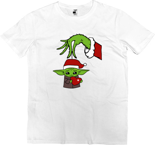 НОВЫЙ ГОД - Kids' Premium T-Shirt - Grinch & Baby Yoda - Mfest