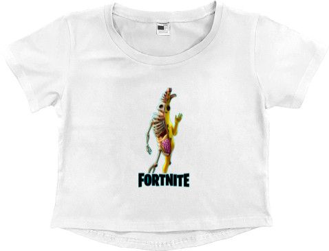 Fortnite - Women's Cropped Premium T-Shirt - Fortnite 49 - Mfest
