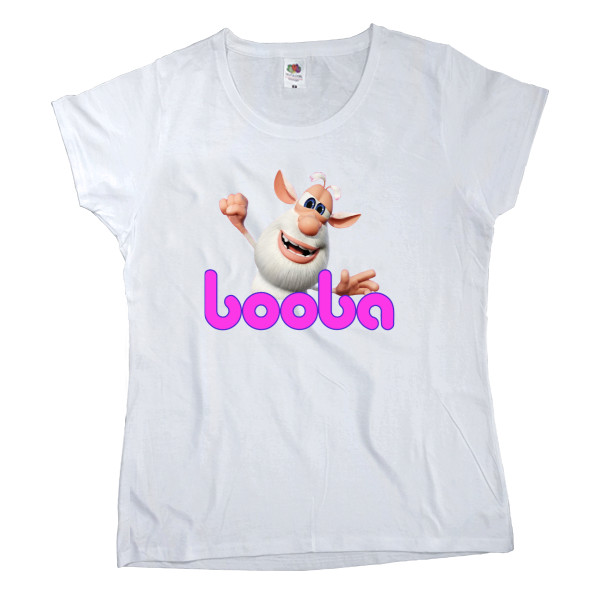Буба / Booba - Футболка Классика Женская Fruit of the loom - Буба / Booba 3 - Mfest