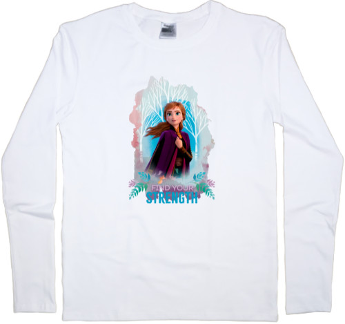 Холодное сердце - Kids' Longsleeve Shirt - Frozen / Frozen Anna - Mfest