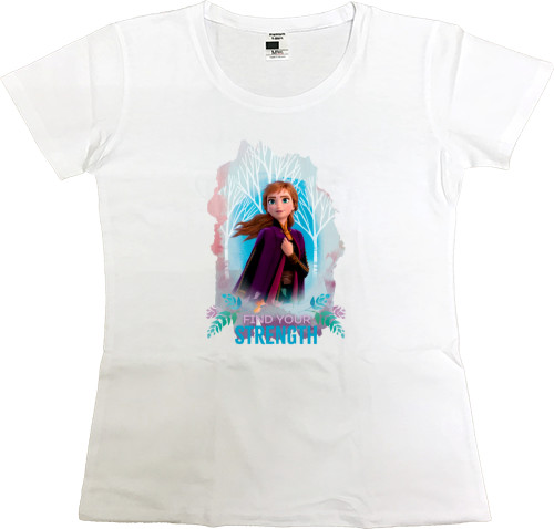 Холодное сердце - Women's Premium T-Shirt - Frozen / Frozen Anna - Mfest