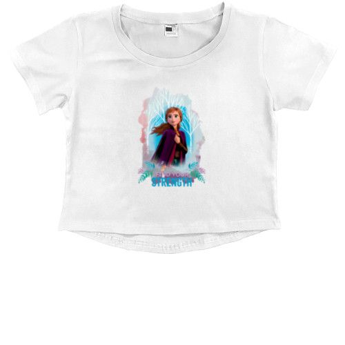 Холодное сердце - Kids' Premium Cropped T-Shirt - Frozen / Frozen Anna - Mfest